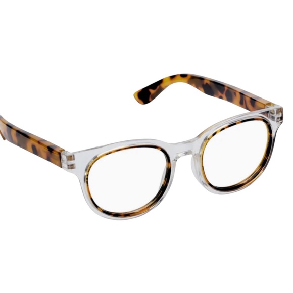 Peepers Olympia Clear Tortoise Limited Edition Readers Reading Unisex Eyeglasses - Picture 6 of 11